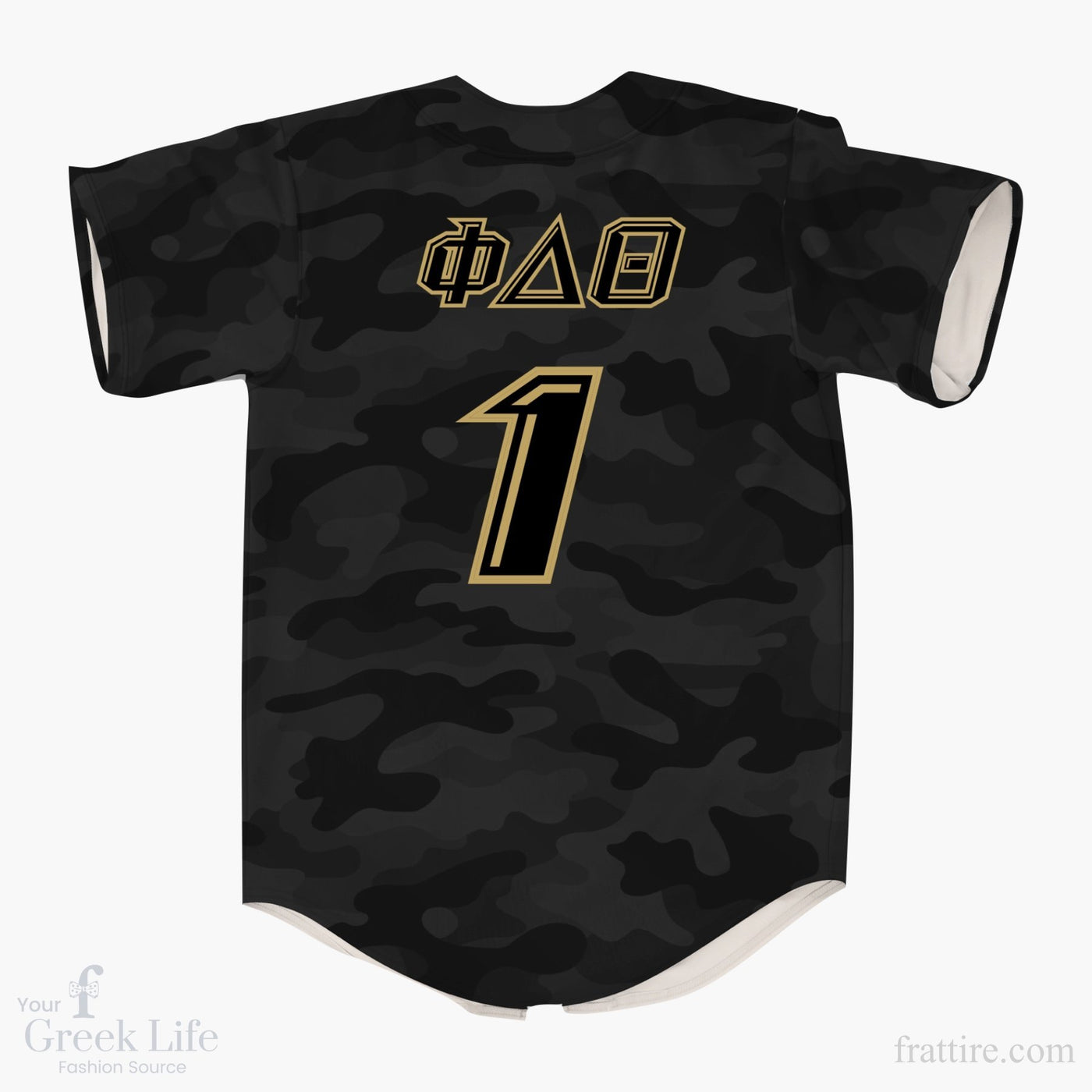 Phi Delta Theta Camo Baseball Jerseys