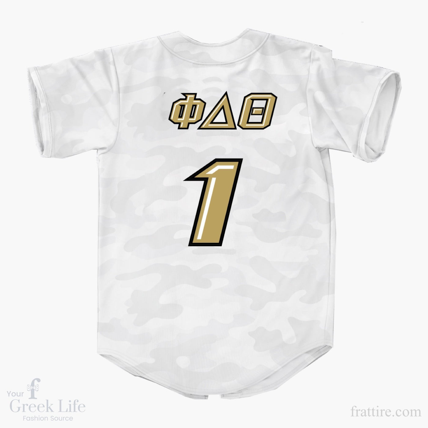 Phi Delta Theta Camo Baseball Jerseys