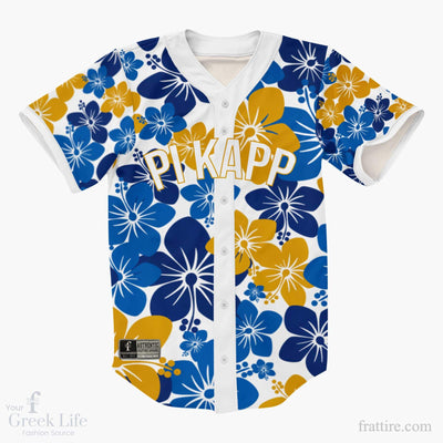 Pi Kappa Phi Hawaiian Baseball Jerseys