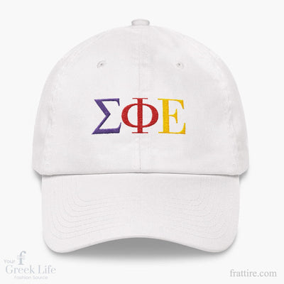 Sig Ep Letters Dad hat